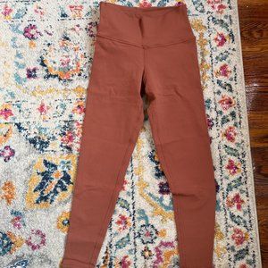 Alo 7/8 Airbrush Legging Rust Size: S